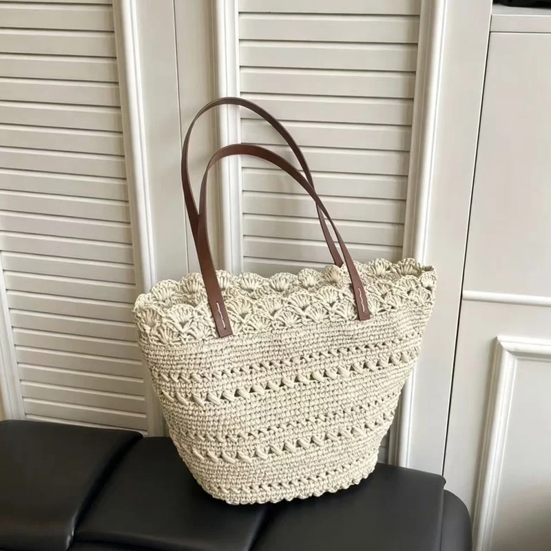 Handgemachte Makramee Strandtasche Skanto
