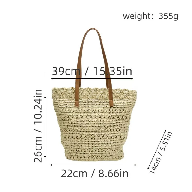 Handgemachte Makramee Strandtasche Skanto
