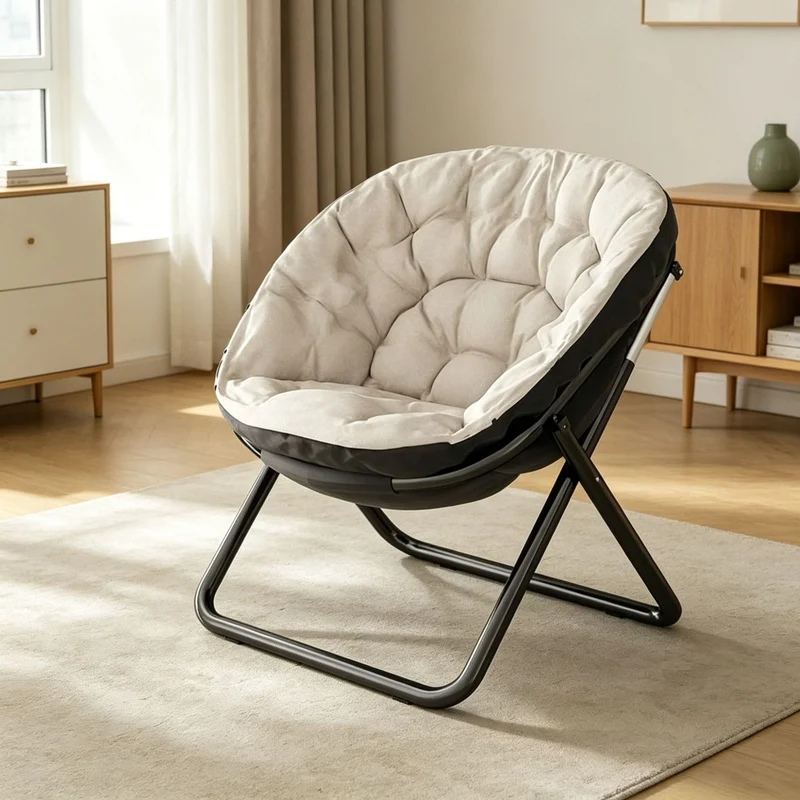 Damen Ergonomischer Loungesessel mit verstellbarer Fußstütze Skanto