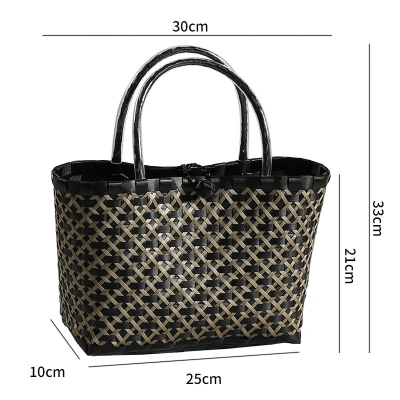 Stilvolle gewebte Strandtasche Skanto