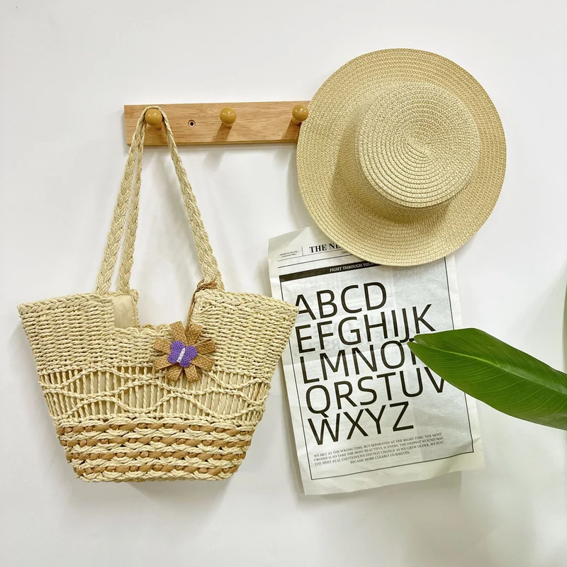 Handtasche mit künstlerischem Blumendesign Skanto