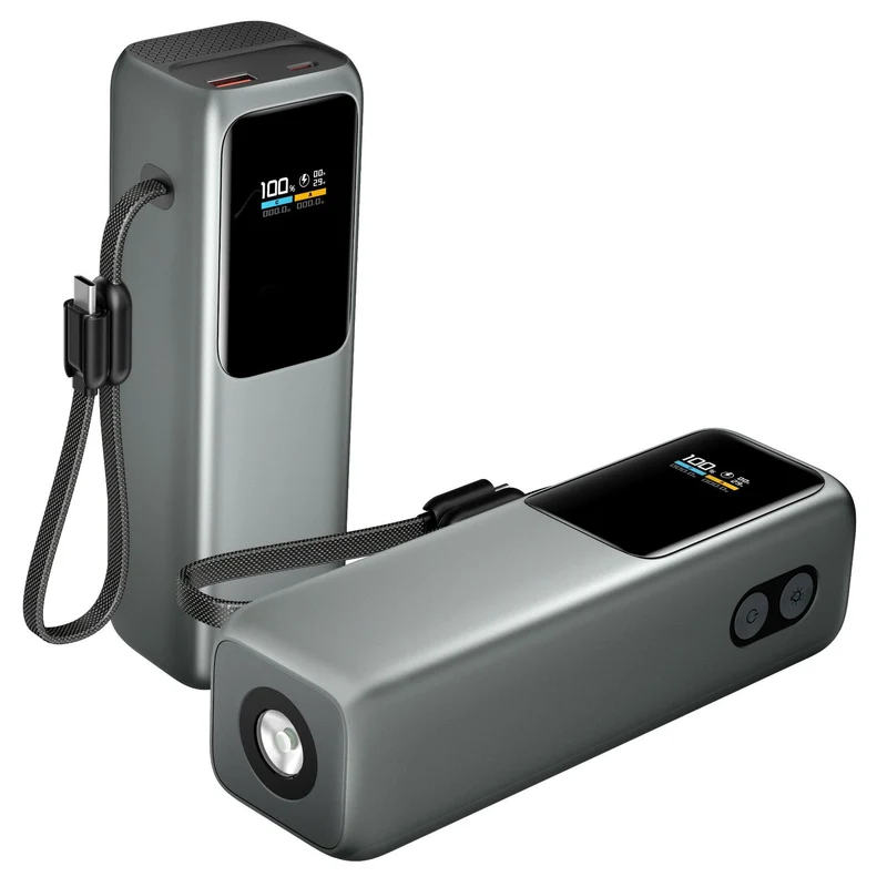 Hochleistungs-Powerbank mit Digitalanzeige und Schnellladung Skanto
