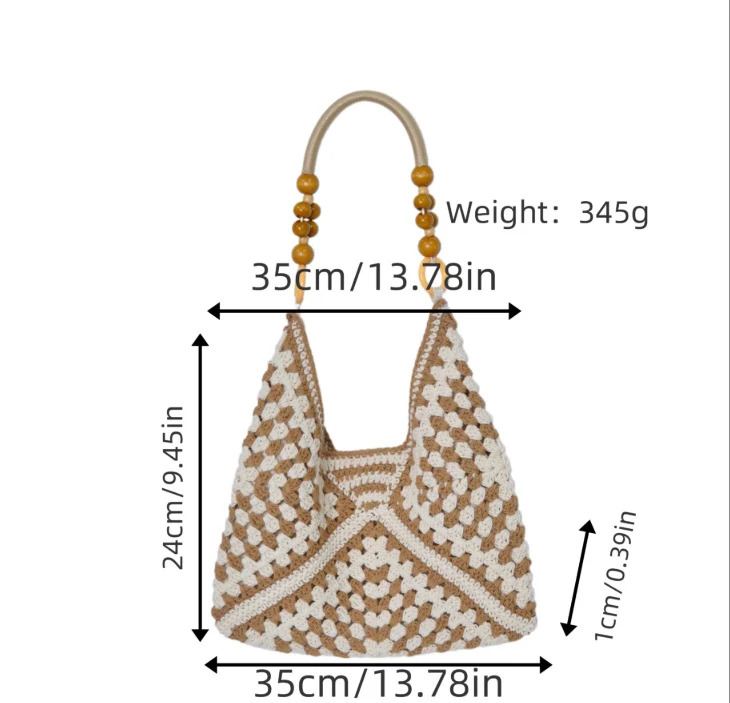Handtasche im Boho-Häkel-Look Skanto