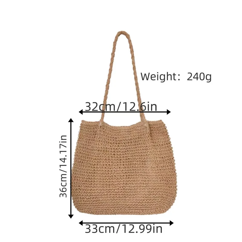 Strandtasche im modernen Makramee-Stil Skanto