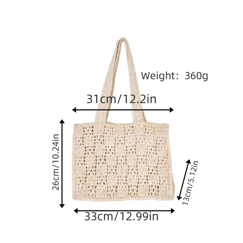 Geflochtene Handtasche aus Naturmaterial Skanto