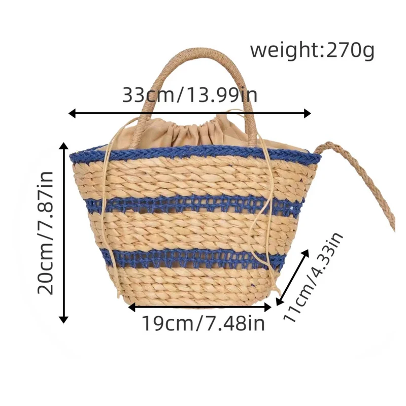 Geflochtene Sommerhandtasche Skanto