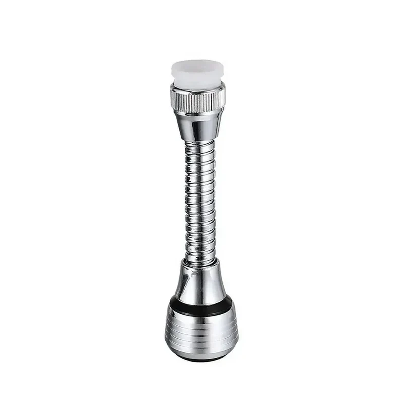 AquaFlex Steel – Edelstahl Wasserhahnverlängerung mit 360° Rotation und Wassersparfunktion Skanto