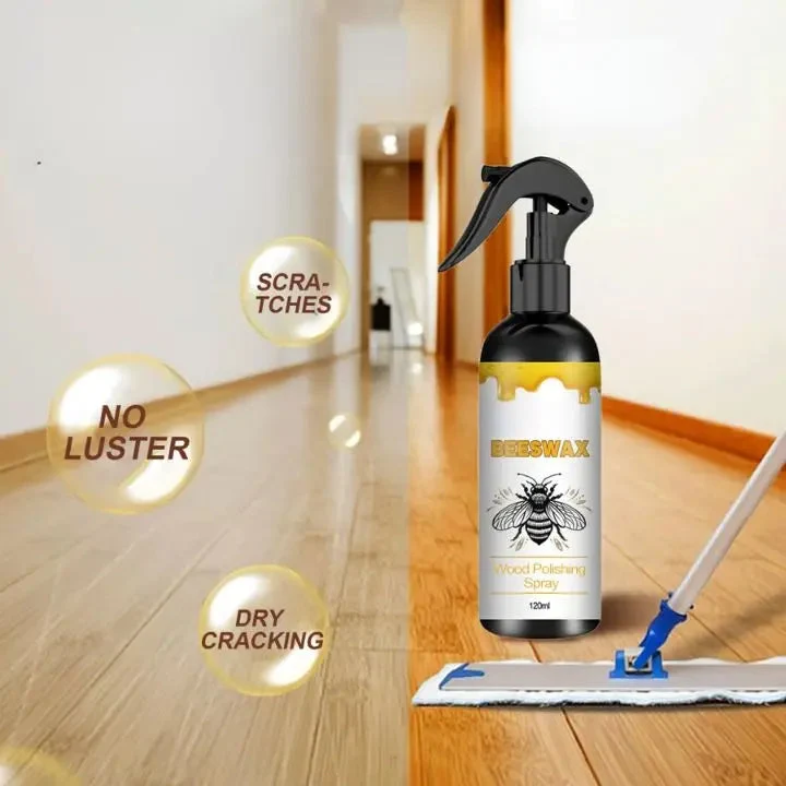 Natürliches Bienenwachs-Pflegespray – Ungiftige Holzpolitur