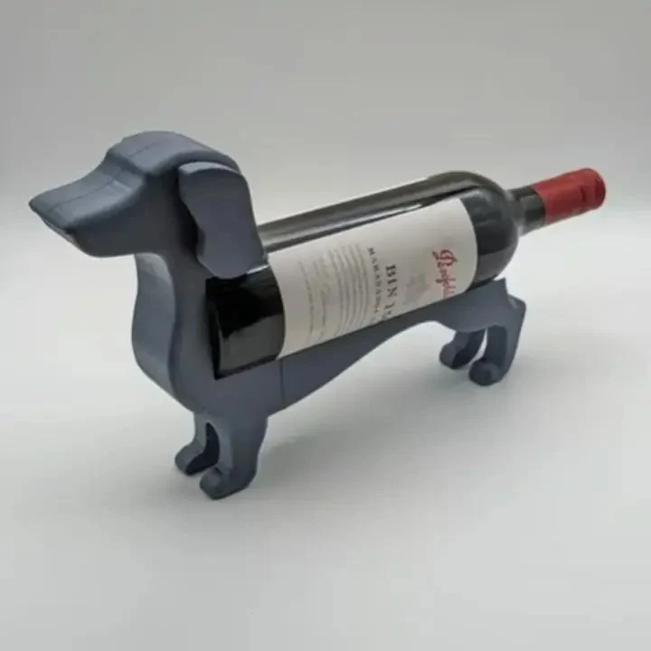 Dackel-Weinflaschenhalter – Einzigartiges, dekoratives Weinregal