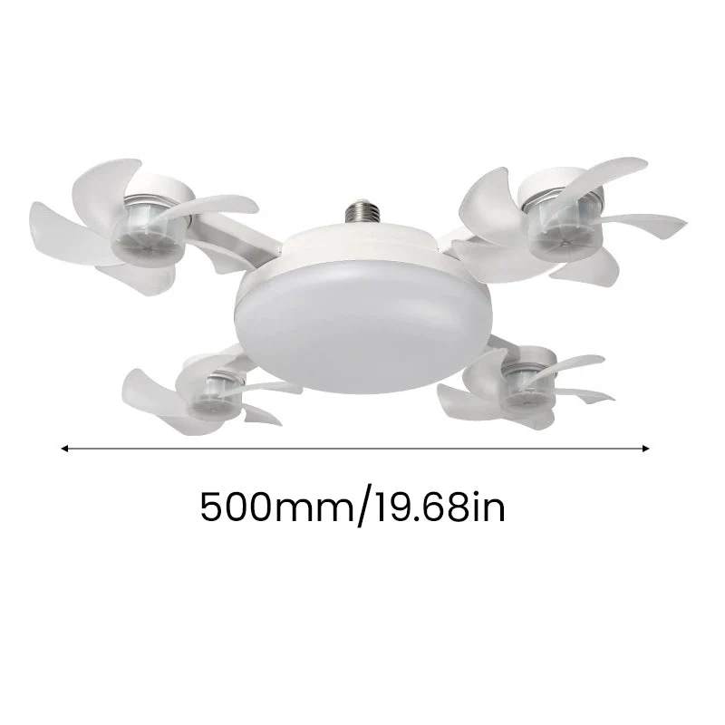Deckenventilator-Glühbirne mit Fernbedienung | Skanto