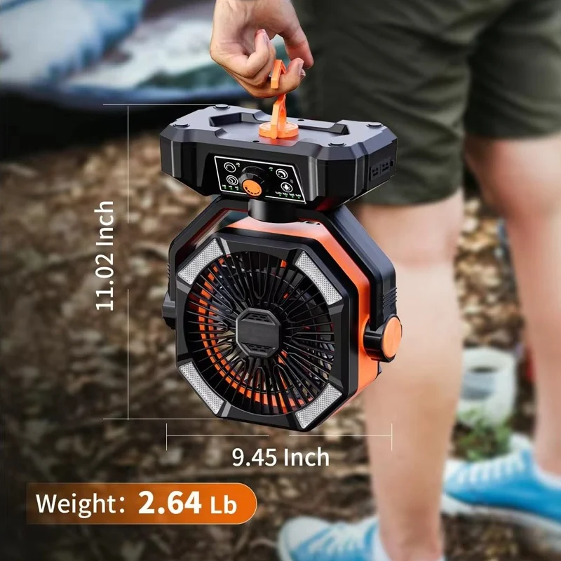 Tragbarer Camping-Kühlventilator | Skanto