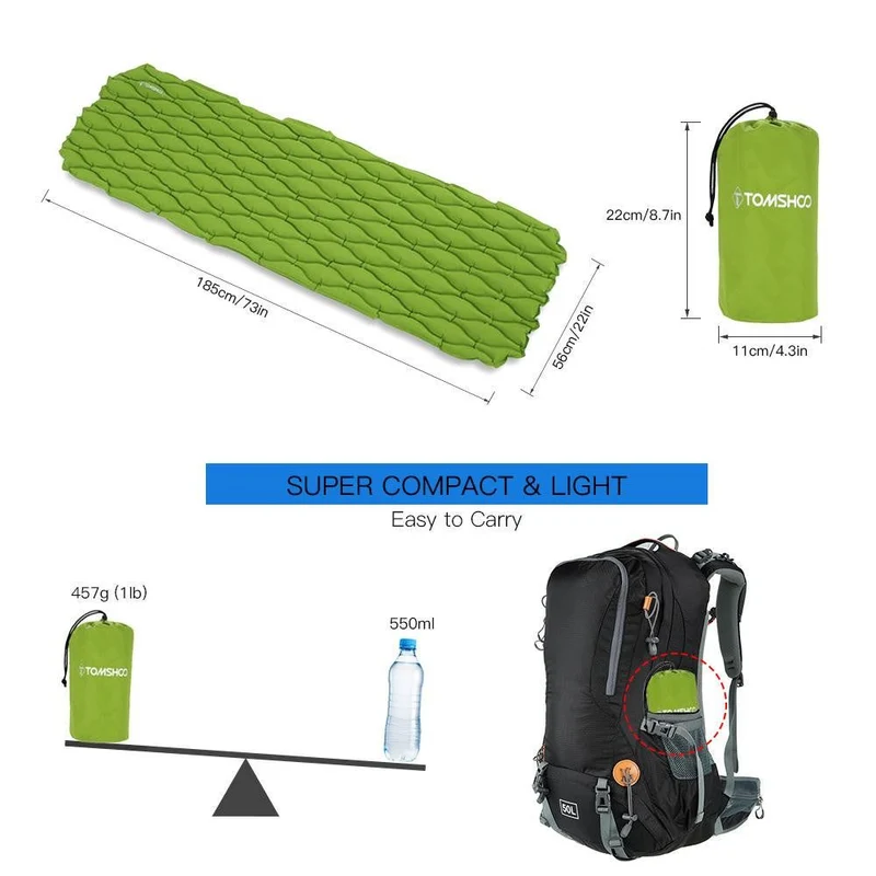 Aufblasbare Outdoor-Isomatte | Skanto