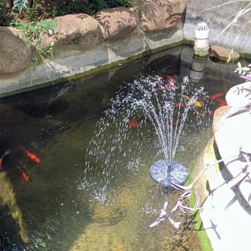 Skanto | Solarbetriebener Vogelbrunnen mit Licht