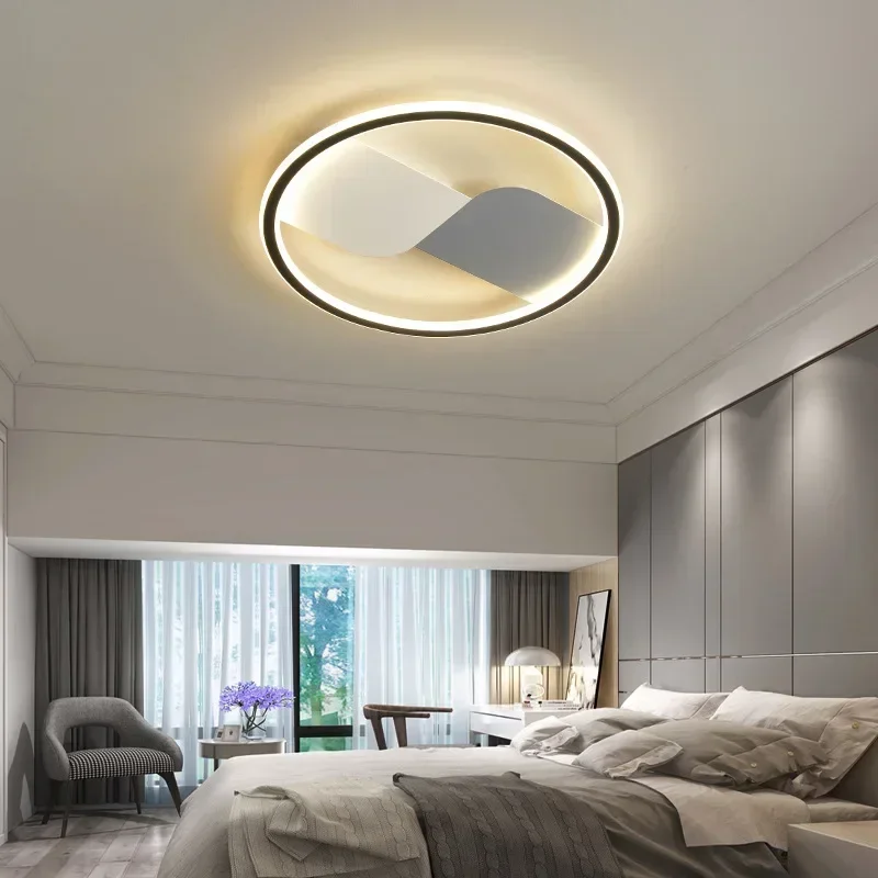 Moderne LED-Deckenleuchte mit rundem Design – Dimmbar für Schlaf- und Wohnzimmer | Skanto