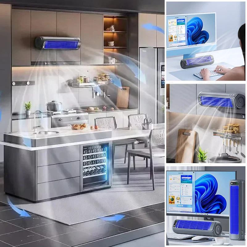 AirWave – Tragbare wiederaufladbare Klimaanlage mit 12 Stunden Akkulaufzeit | Skanto
