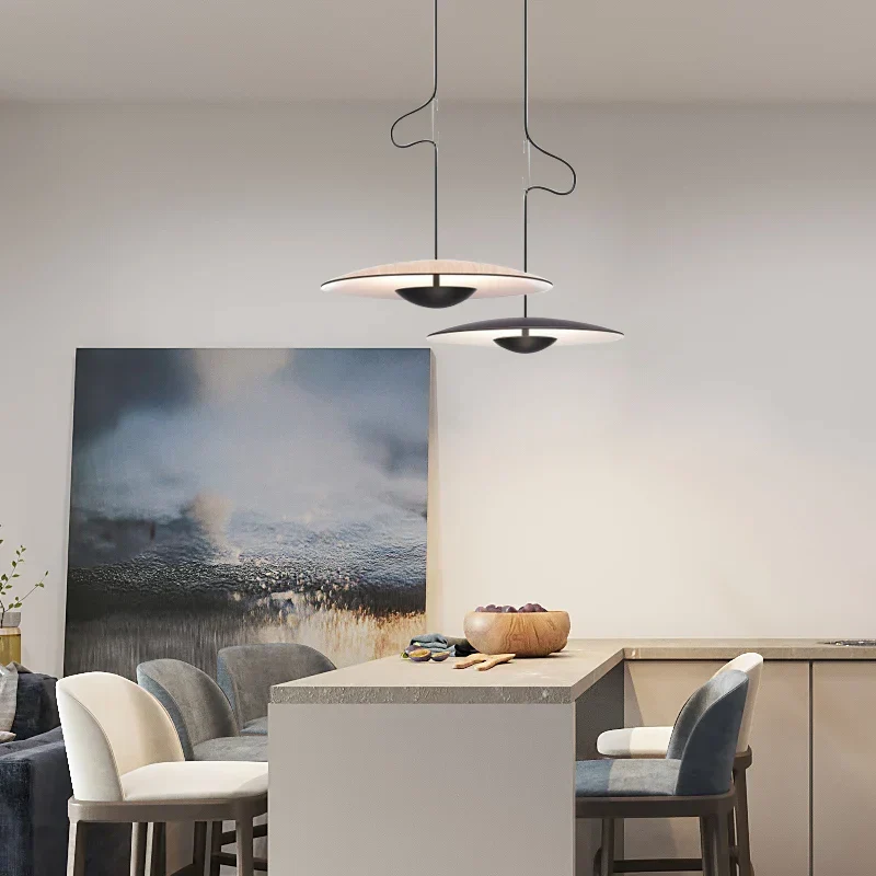 Moderne LED-Pendelleuchte – Skandinavisches Design aus Holz und Metall | Skanto