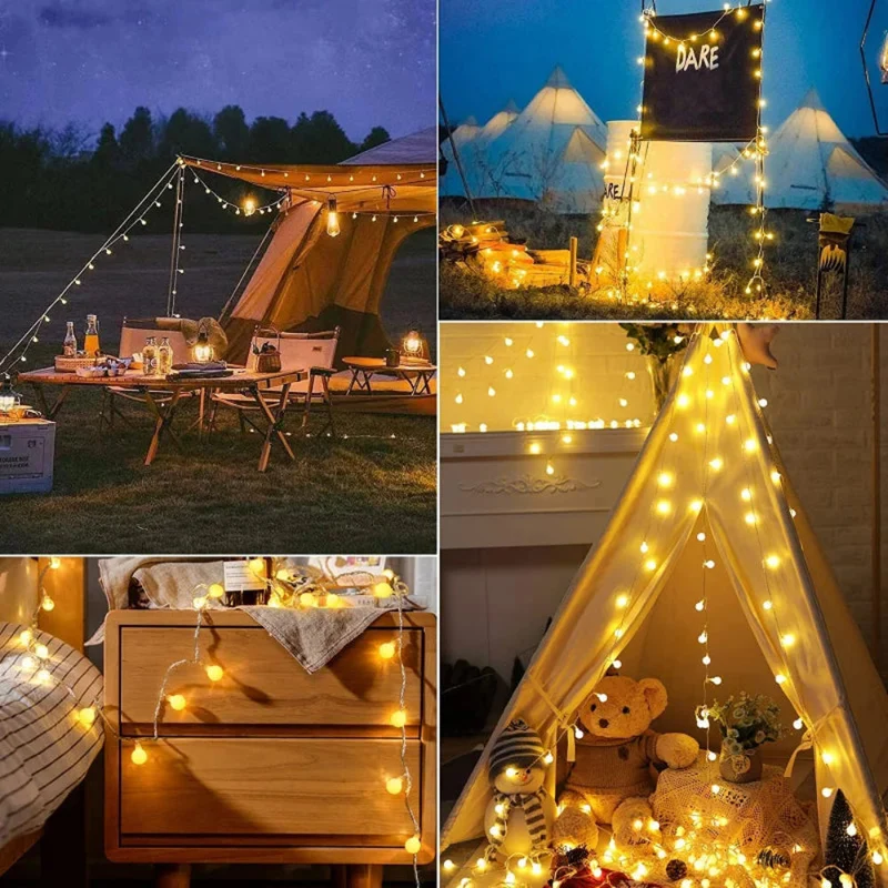 Skanto | Skanto Solar-Outdoor-Beleuchtung LED-Streifenlicht – Wasserdichte Gartenbeleuchtung zur Dekoration, 10 Meter Warmweiß
