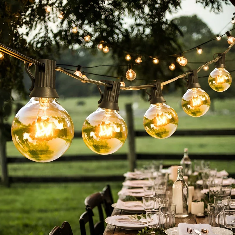FairyFlicker Lichterketten – Luxuriöse Terrassenbeleuchtung mit wasserdichtem Schutz | Skanto