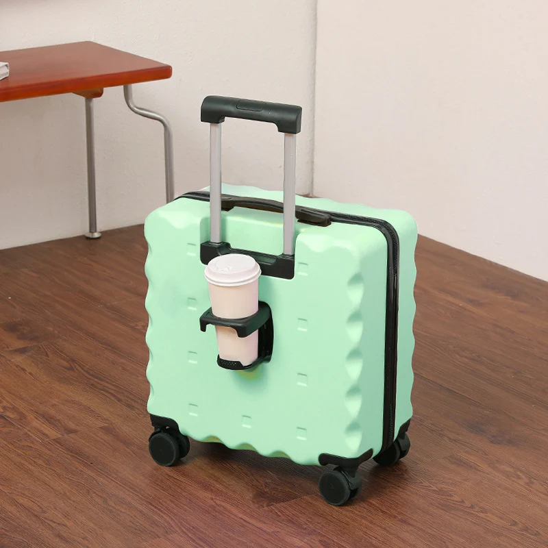 Innovatives Rollgepäck mit Getränkehalter Skanto