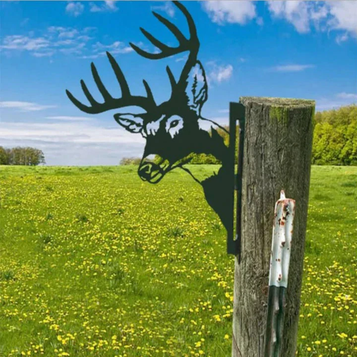Skanto | Outdoor Garten Bauernhof Spähende Ziege Metallkunst Innendekoration