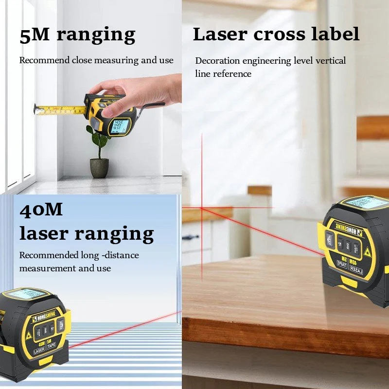 Skanto | 3i1 Ultimatives Pro Laser Smart Maßband