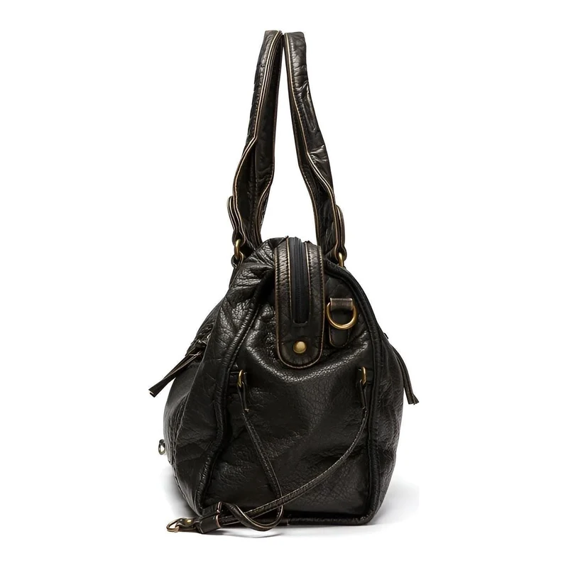 Schultertasche aus echtem Leder – Hochwertig & Elegant | Perfekt für Alltag & Büro | Skanto