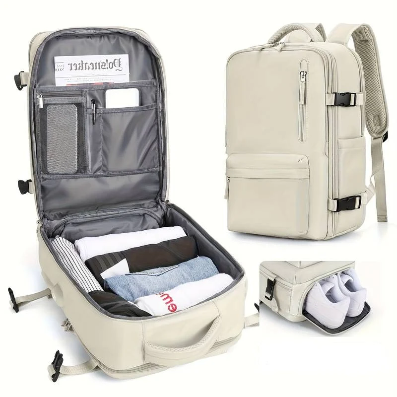 Rucksack mit Schuhfach und mehreren Taschen – Bequem und wasserdicht | Skanto