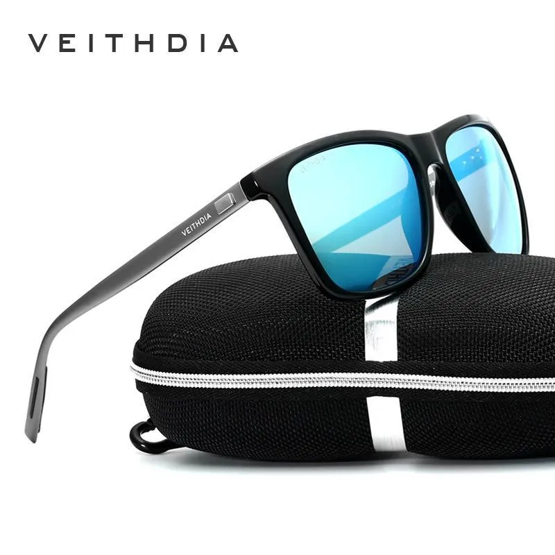 Skanto | Unisex Retro Aluminium Sonnenbrille polarisierte Gläser