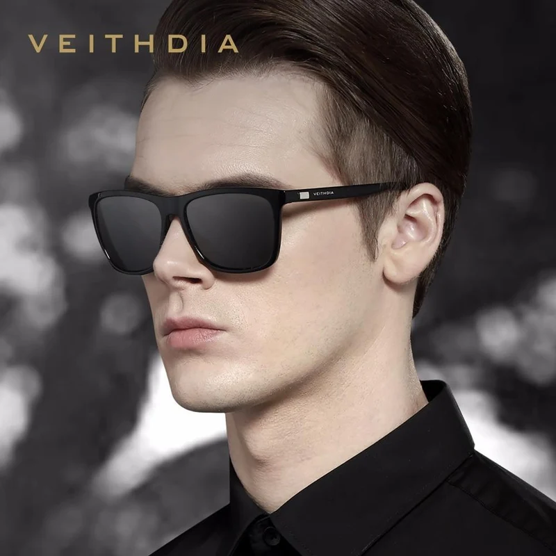 Skanto | Unisex Retro Aluminium Sonnenbrille polarisierte Gläser