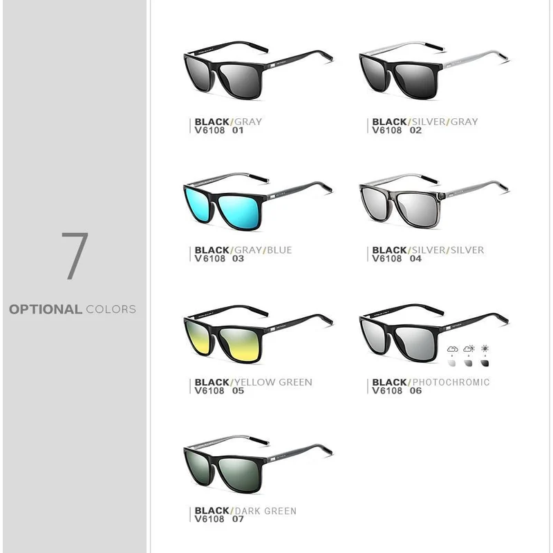 Skanto | Unisex Retro Aluminium Sonnenbrille polarisierte Gläser
