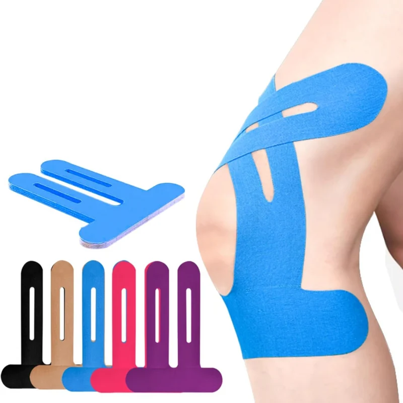 Knie-Tape FlexiSupport – Vorgeschnittenes Kinesiologie-Tape für direkte Unterstützung | Skanto