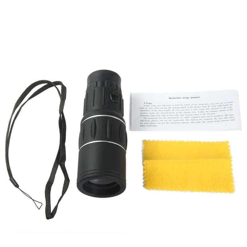 Skanto | 16 x 52 Dual-Fokus-Monokular-Teleskop, optisches Zoomobjektiv-Fernglas