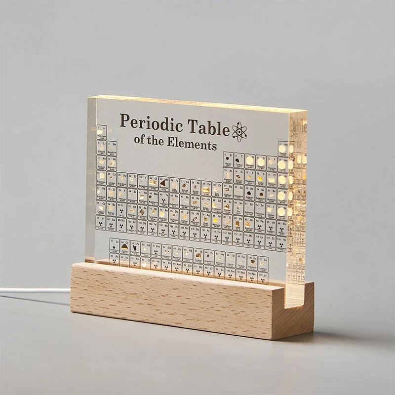 Skanto | Pädagogische Acryl-Periodensystem-Dekoration