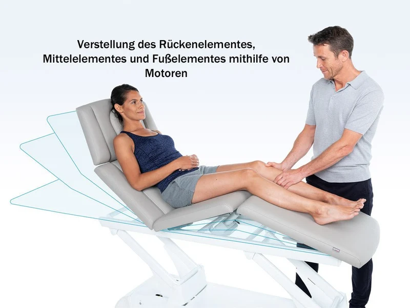 Gymna Pro Q8 Osteopathenliege | Elektrisch | 4-teilig mit Heizung