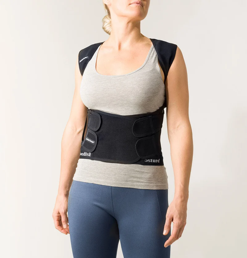 Position Posture Supporting Vest Black XS