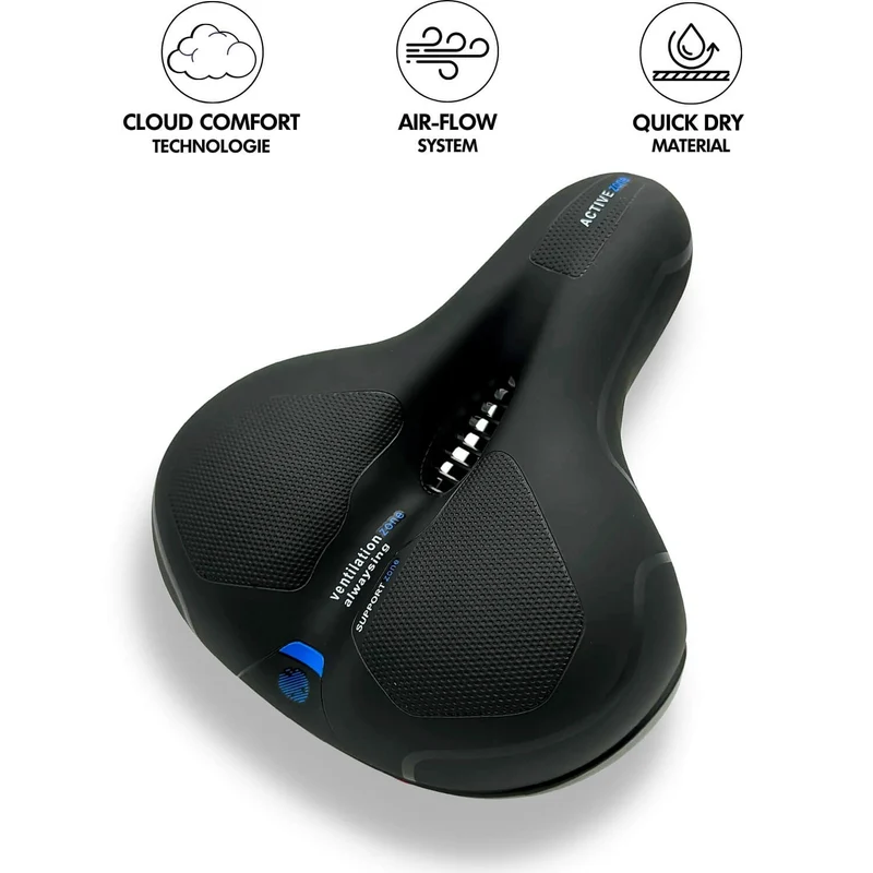 Skanto | Gelgepolsterter Fahrradsattel mit Stoßdämpfung