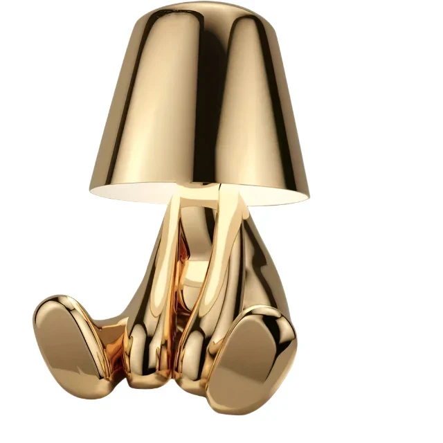 Moderne LED-Tischlampe im skulpturalen Design – Dekorative Statuettenlampe für das Wohnzimmer | Skanto