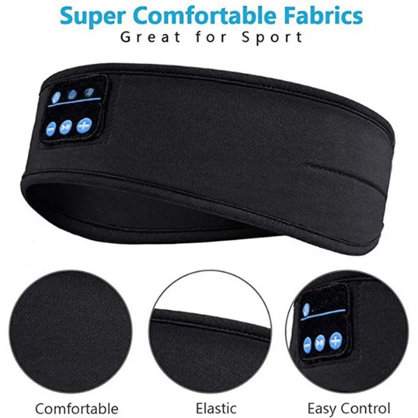 Skanto | Schlaf-Kopfhörer | Kabelloses Bluetooth-Stirnband zum Schlafen