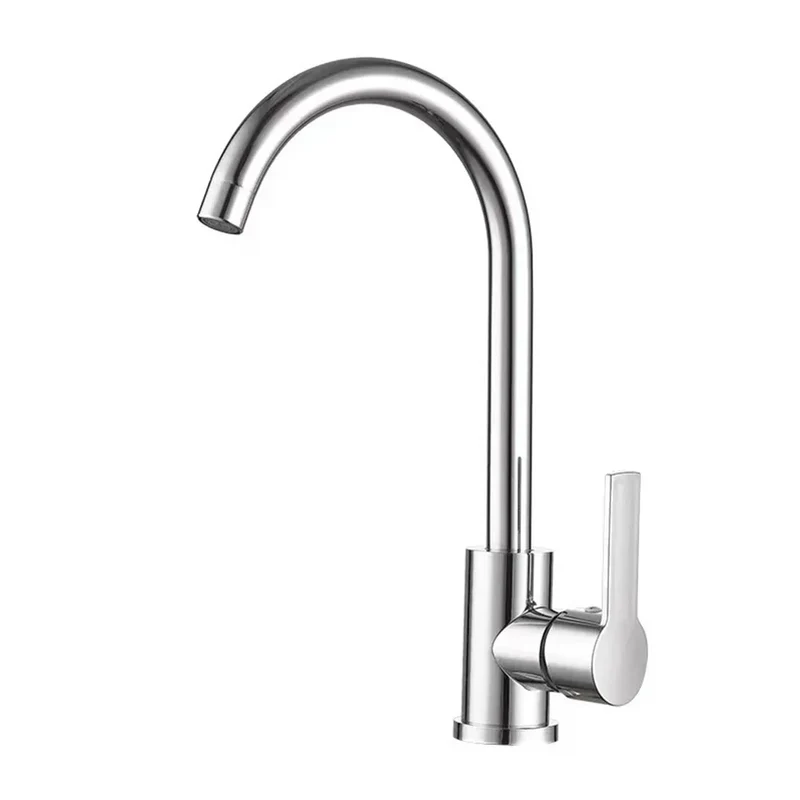 Küchenarmatur Chrom mit Einhebelmischer – Hochwertige Spültischarmatur, leicht zu reinigen, langlebig und einfache Installation für moderne Küchen | Skanto