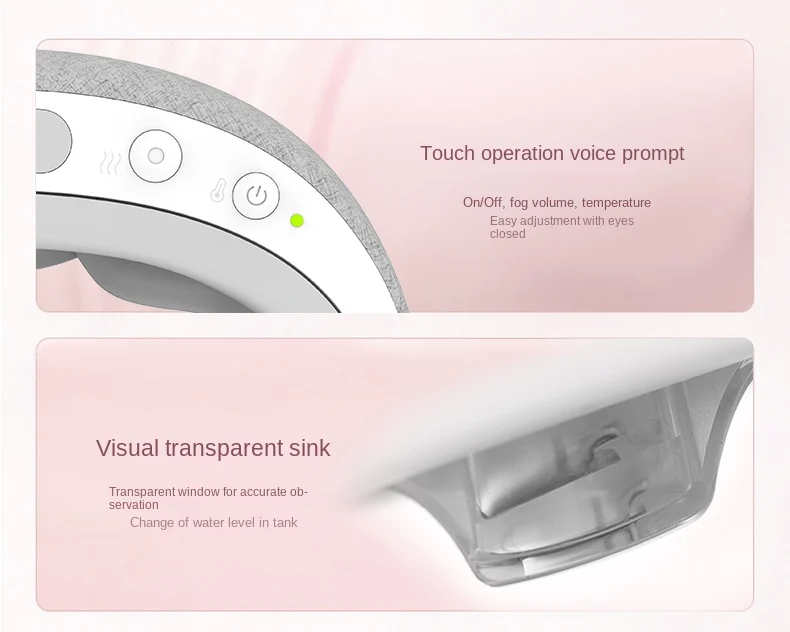 Skanto | Feuchtigkeitsspendendes Smart Dampf-Augenmassagegerät