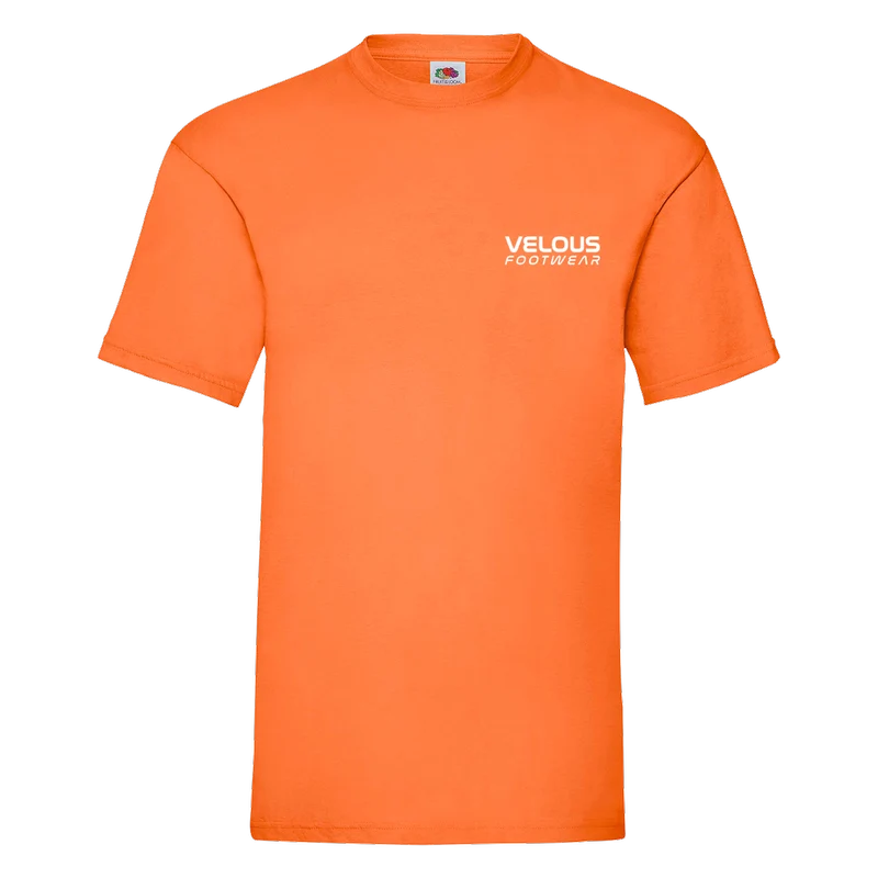 Orange VELOUS Footwear T-shirt