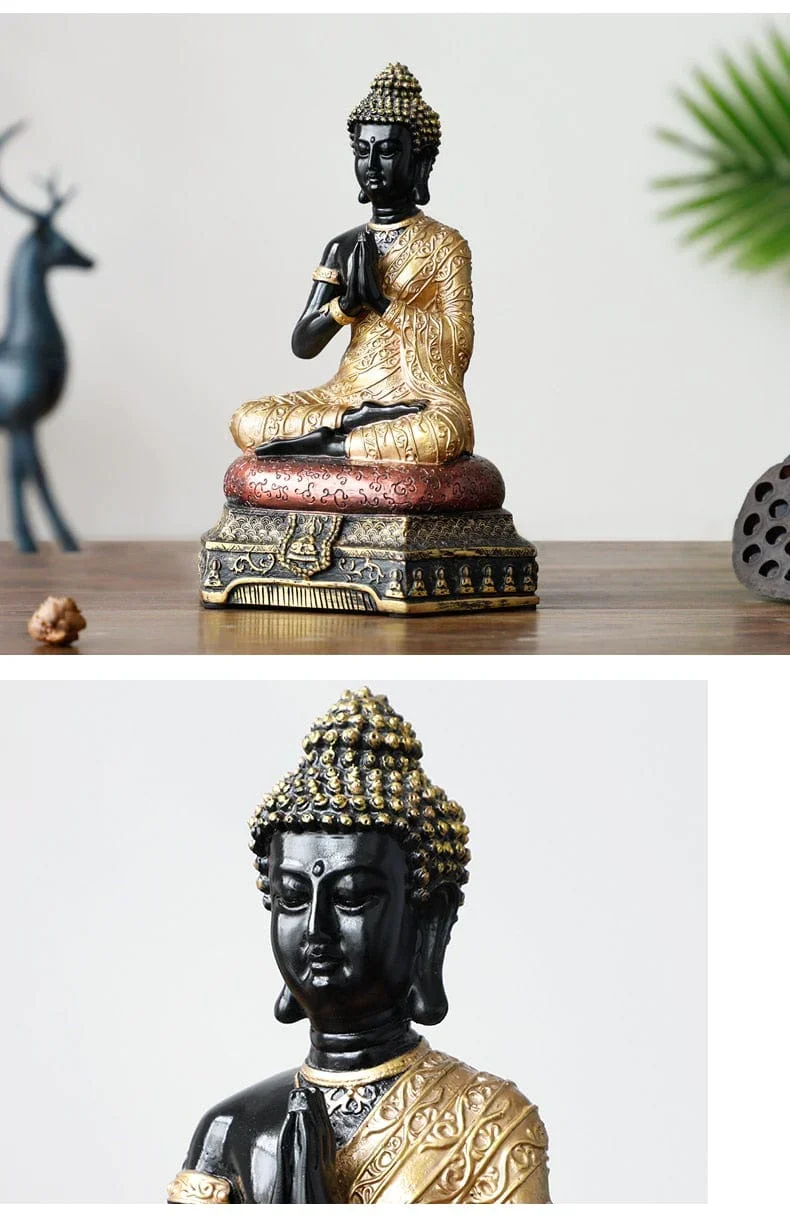 Meditierende Buddha-Statue Skanto