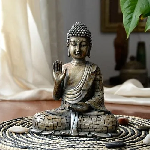 Meditierende Buddha-Statue Skanto