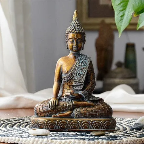 Meditierende Buddha-Statue Skanto