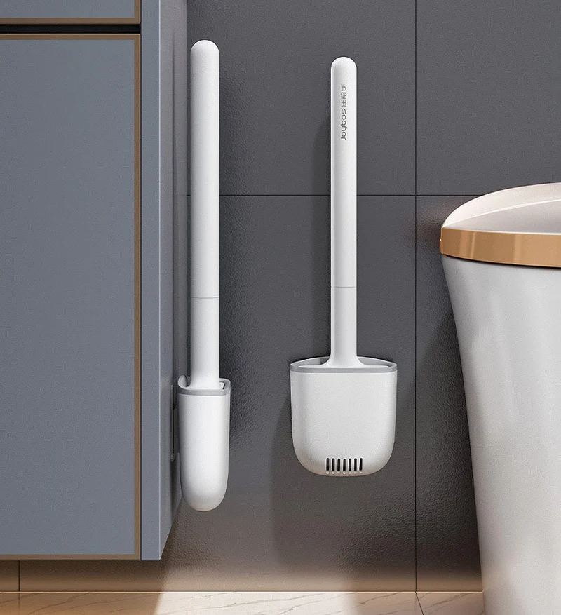 SiliClean – Antibakterielle Silikon-Wand-Toilettenbürste Skanto