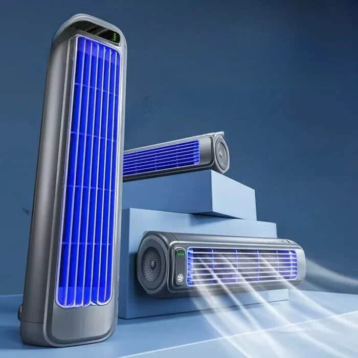 Leistungsstarker tragbarer Personalventilator für drinnen & draußen | Skanto