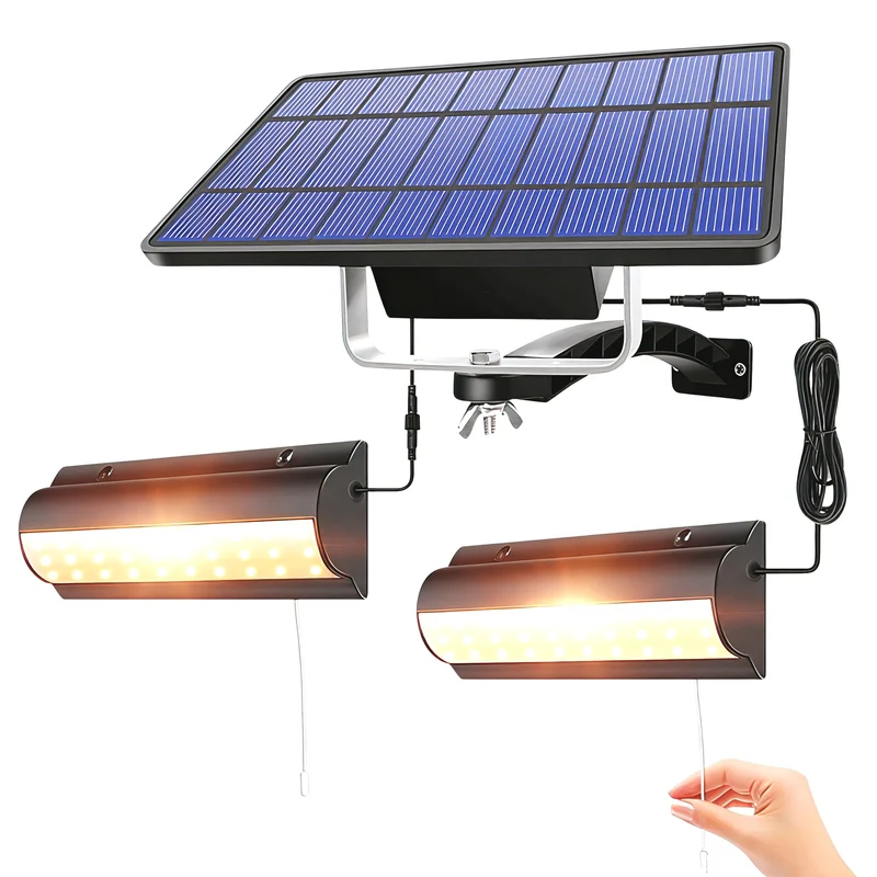 Skanto | Moderne solarbetriebene LED-Außenwandleuchte