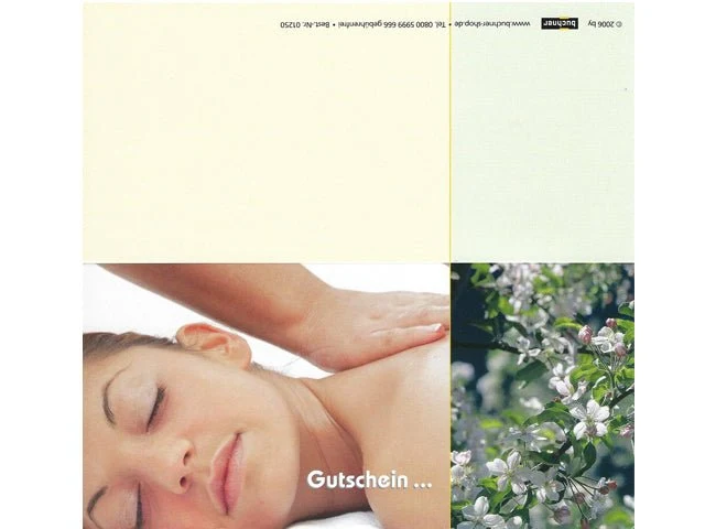 Gutscheine - Geschenkgutscheine für Physiotherapie & Massage & Wellness