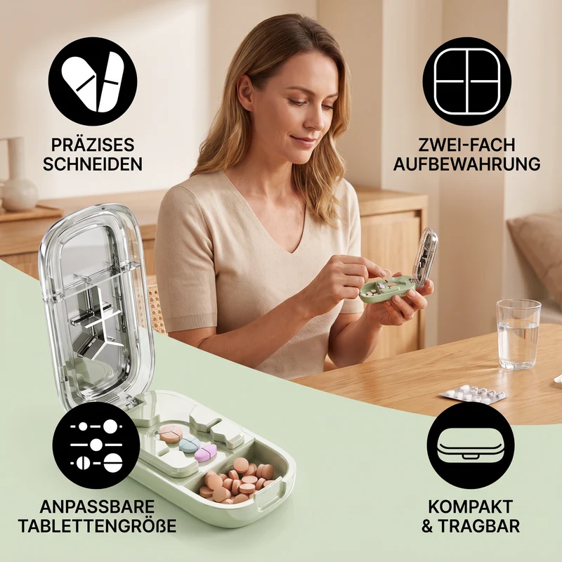 Verstellbarer Präzisions-Tablettenschneider