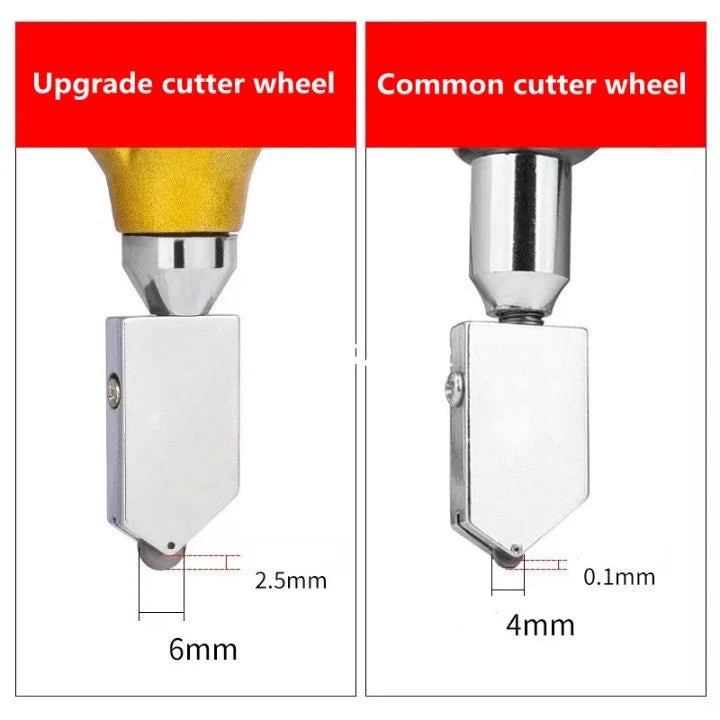 2-in-1 Professioneller Diamantschneider für Glas und Keramik